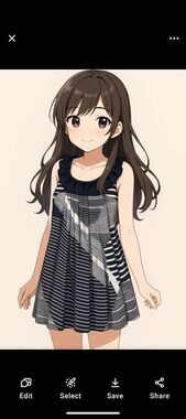 Slobe Iena Japanese Dress 8 Sustainable Aimane cotton  ruffled neck Shift